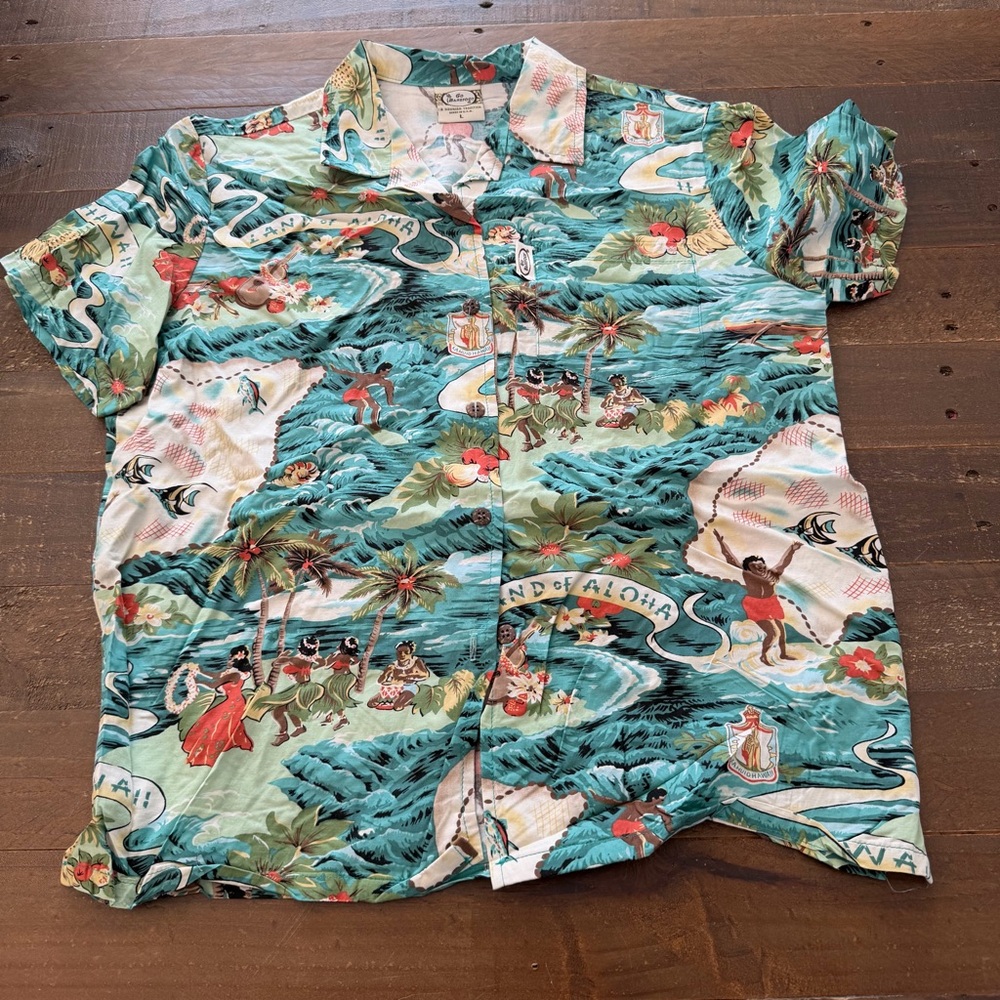 Hawaiian Print Boys Shirt